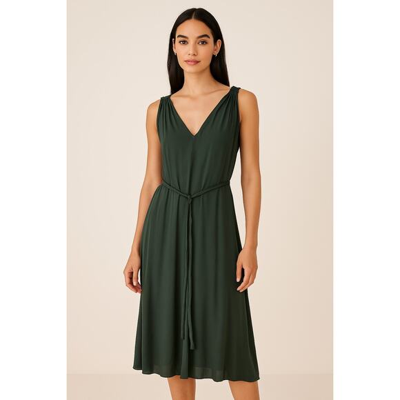 VELVET by GRAHAM and SPENCER Kandice Dress Silky Green XS - Picture 1 of 8